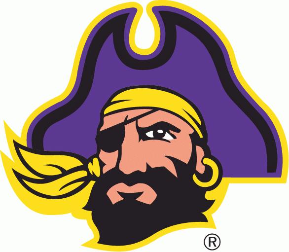 East Carolina Pirates 1999-2003 Secondary Logo diy DTF decal sticker